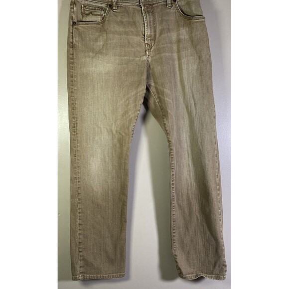 Alberto Other - Alberto Jeans Mens 36x32 (Tag 36x34) Taupe Stone Brown  Denim Modern Fit